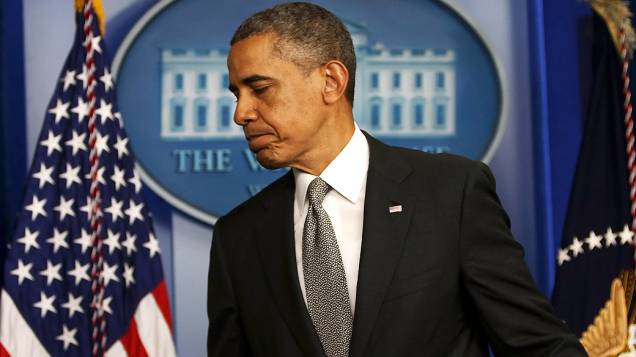 O presidente dos Estados Unidos, Barack Obama, fala na Casa Branca, em Washington, sobre as explosões na Maratona de Boston