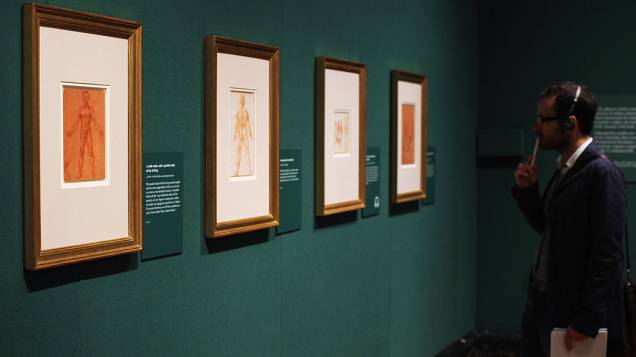<p>Exposição realizada Palácio de Buckingham reúne estudos do corpo-humano realizados por Leonardo Da Vinci</p>