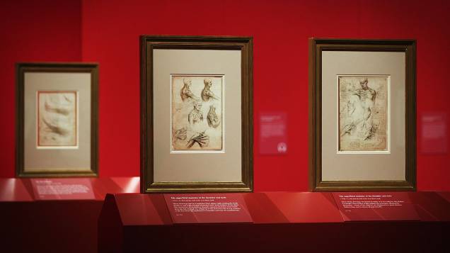 <p>Exposição realizada Palácio de Buckingham reúne estudos do corpo-humano realizados por Leonardo Da Vinci</p>