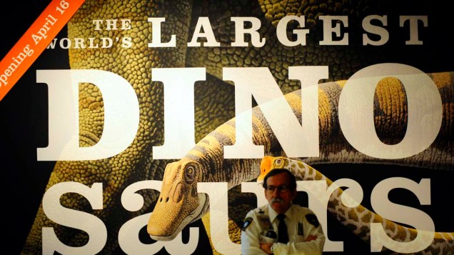 <p>Exposição "Os Maiores Dinossauros do Mundo", em Nova York</p>