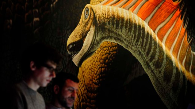 <p>Exposição "Os Maiores Dinossauros do Mundo", em Nova York</p>