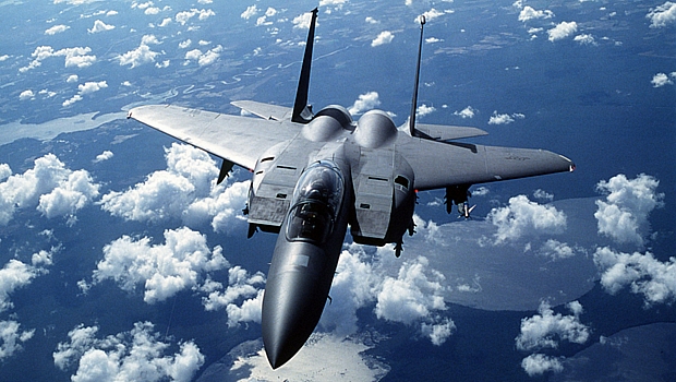 Caça F-15 da Força Aérea dos EUA