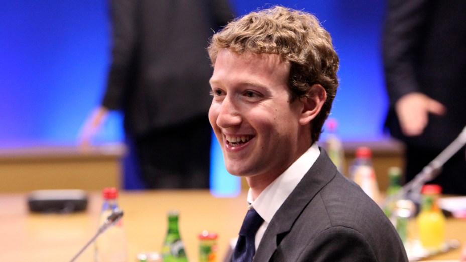 Mark Zuckerberg, fundador do Facebook, durante reunião de cúpula do G8 em maio de 2011, na cidade de Deauville, França