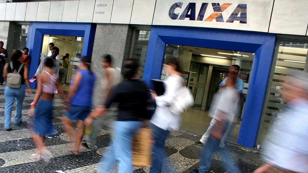 Fachada do banco Caixa Econômica Federal