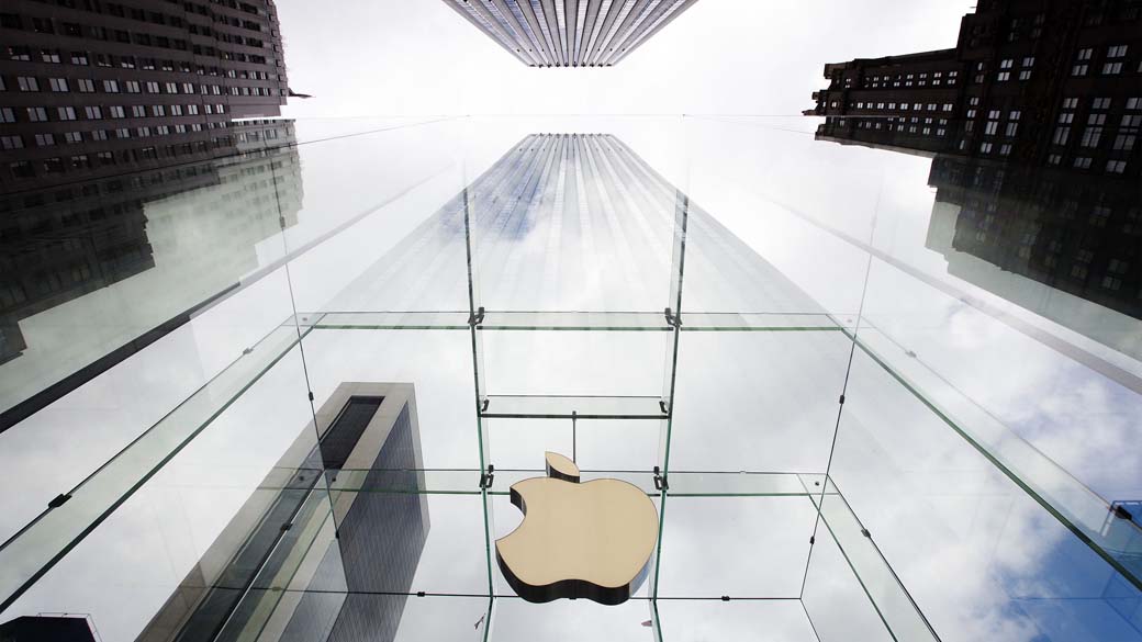 Fachada da loja Apple em Nova York, nos Estados Unidos