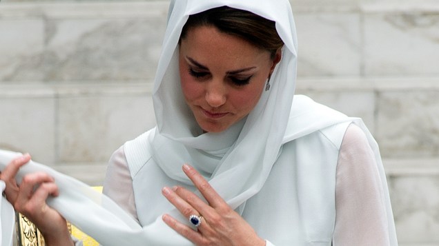 Kate Middleton não deixou de ser fashion, mesmo grávida  <br>  <br>