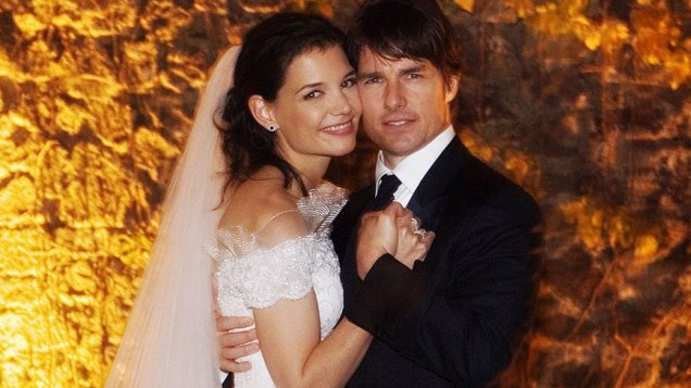 Tom Cruise e Katie Holmes se casaram em novembro de 2006 na Itália