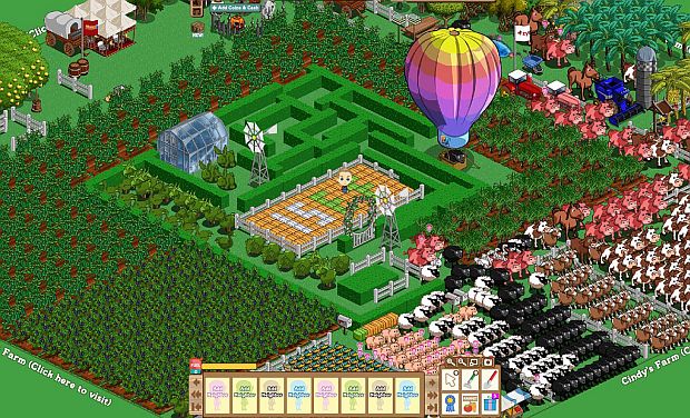 Mais de 60 milhões de pessoas jogam o 'Farmville', aplicativo mais popular do Facebook