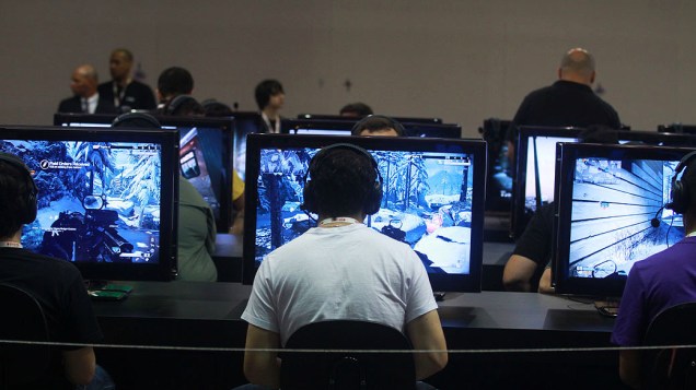 Público durante a Brasil Game Show, em São Paulo