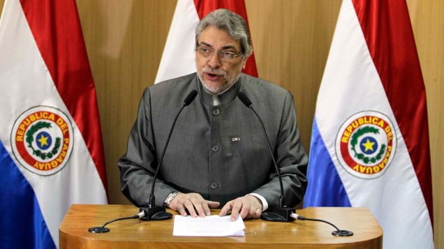 Fernando Lugo, presidente do Paraguai Fernando Lugo, presidente do Paraguai