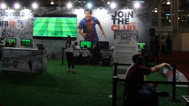 FIFA 13 na feira Brasil Game Show