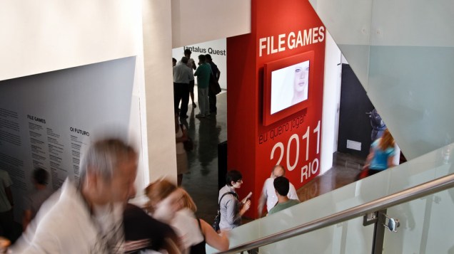 Entrada da exposição FILE Games 2011