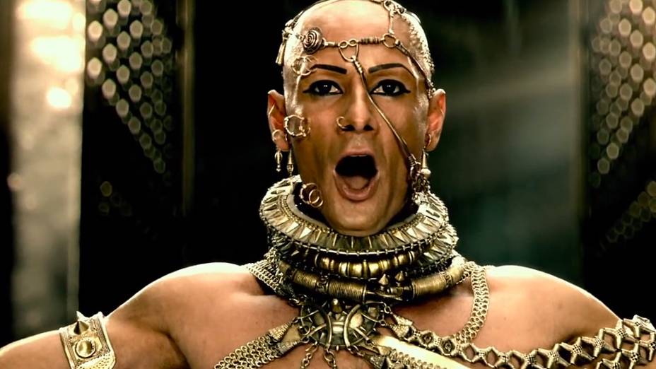 Rodrigo Santoro no filme 300 - A Ascensão do Império Rodrigo Santoro no filme 300 - A Ascensão do Império