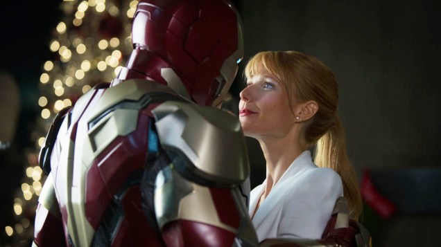 Gwyneth Paltrow vive Pepper Potts, a fiel assistente de Tony Stark, em Homem de Ferro 3