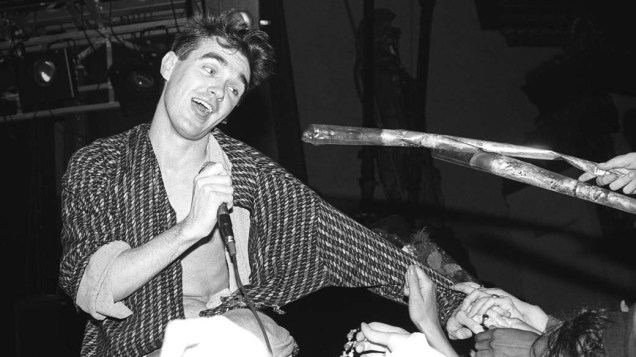 Morrissey em show dos Smiths, em 1985