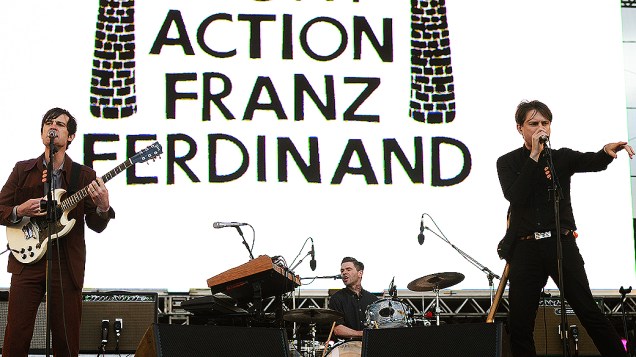 Franz Ferdinand no segundo dia do festival Lollapalooza em São Paulo