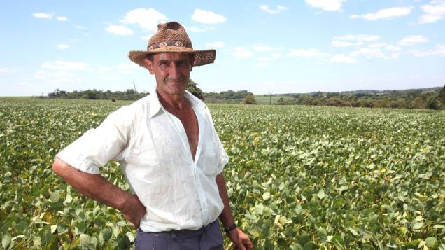 O produtor rural Milton Seipel, de 54 anos, 34 deles vividos no Paraguai. Sem-terra invadiram sua fazenda em Santa Rita, no Alto Paraná, Paraguai