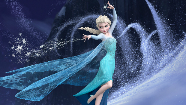 Elsa, personagem da animação Frozen: Uma Aventura Congelante