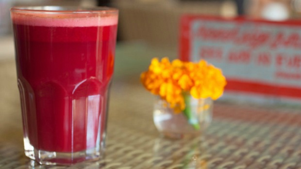 Suco de frutas vermelhas