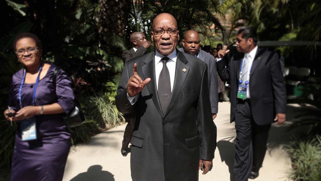 O presidente sul-africano Jacob Zuma