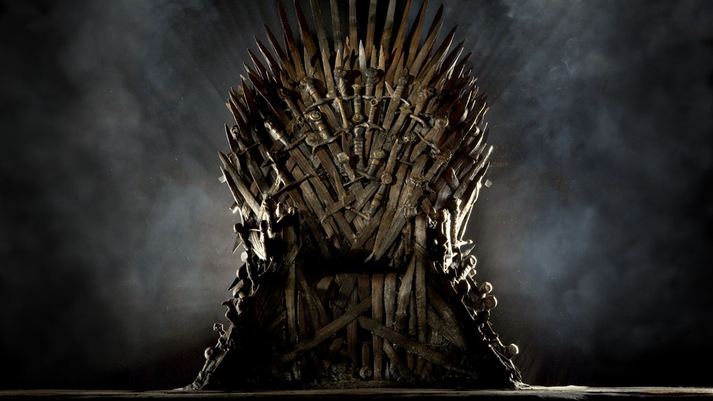 Na série "Game of Thrones", exibida pela HBO, todos querem conquistar o trono de ferro