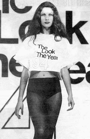 Em 1994, Gisele ficou em segundo lugar no concurso de beleza "The Look of The Year", da agência Elite