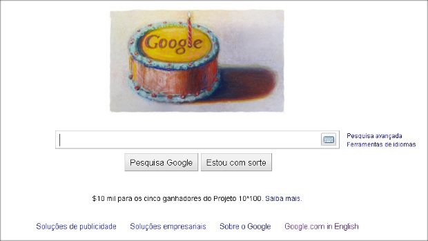 Aniversário do Google