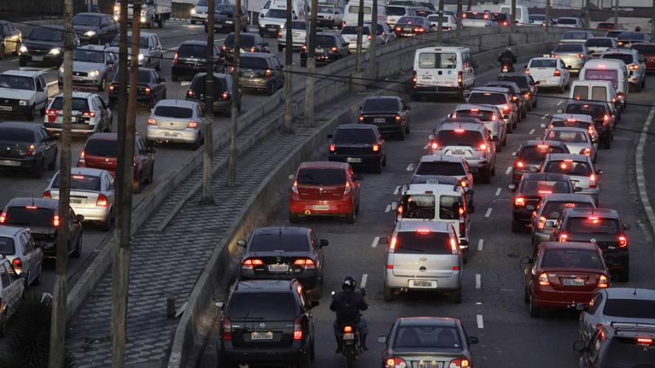Greve complica o trânsito em São Paulo