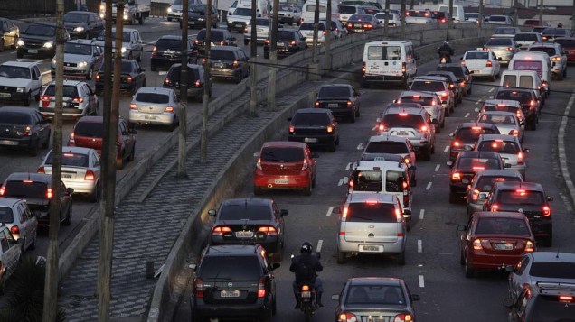Greve complica o trânsito em São Paulo