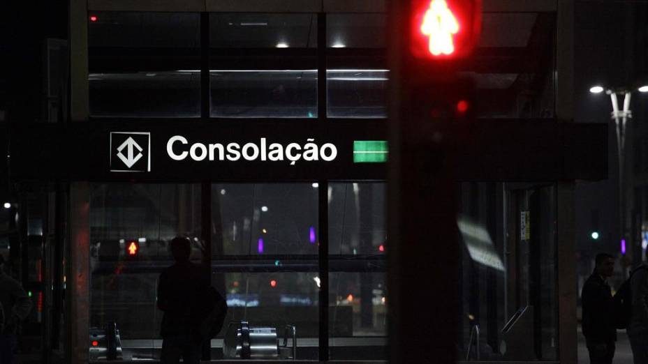 Estação Consolação na manhã desta quarta