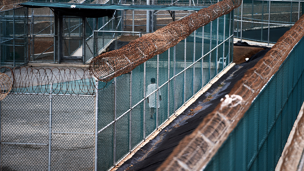 Imagem de arquivo da prisão de Guantánamo