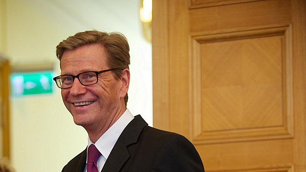 O ministro das Relações Exteriores alemão, Guido Westerwelle