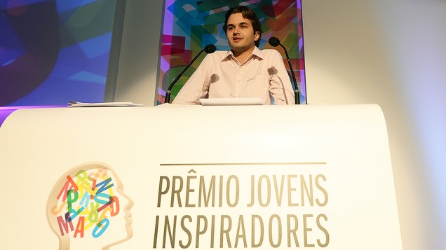 Samuel Gondim, um dos vencedores do Prêmio Jovens Inspiradores
