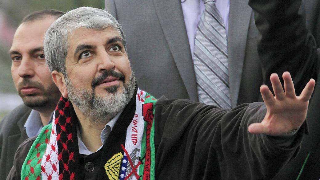 Líder do Hamas, Khaled Meshaal, visita Gaza pela 1ª vez