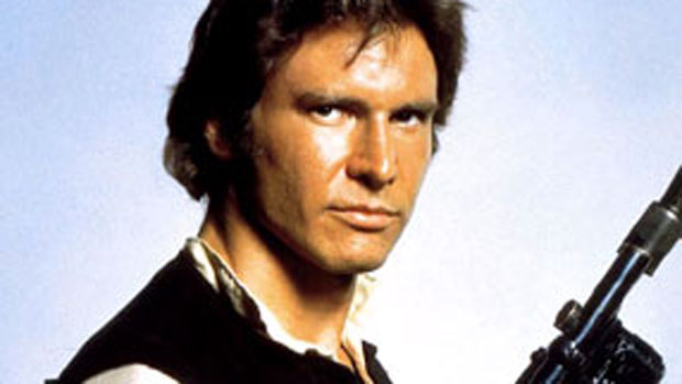 Harrison Ford em <em>Guerra nas Estrelas</em> (1977)