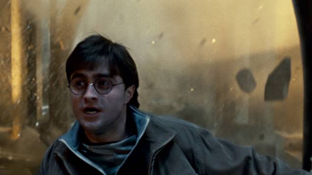 Daniel Radcliffe como Harry Potter em <em>Harry Potter e as Relíquias da Morte: Parte 2</em>
