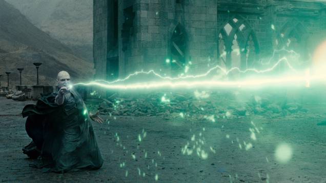 Ralph Fiennes como Lord Voldemort em <em>Harry Potter e as Relíquias da Morte: Parte 2</em>