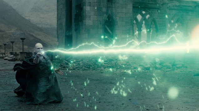 Ralph Fiennes como Lord Voldemort em <em>Harry Potter e as Relíquias da Morte: Parte 2</em>