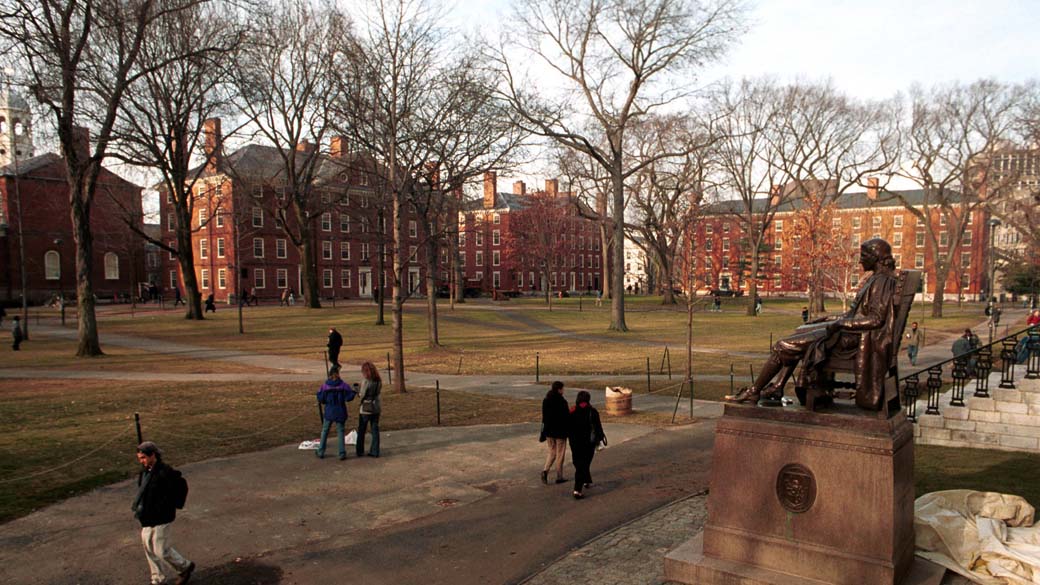Campus da Universidade Harvard, nos Estados Unidos