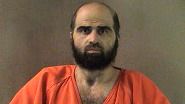 Nidal Malik Hasan é acusado pela morte de 13 pessoas em um ataque na base de Fort Hood, no Texas, em 2009