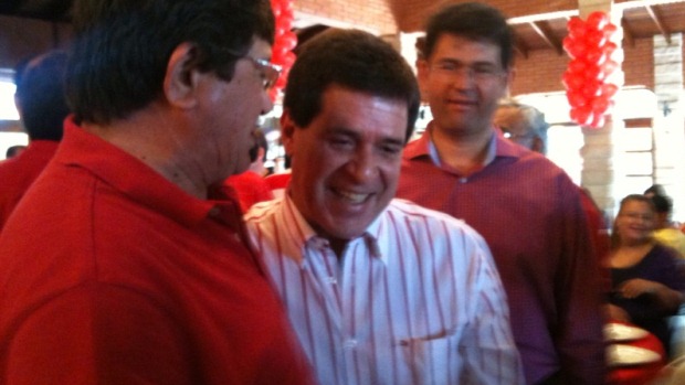 O empresário Horacio Cartes, pré-candidato do Partido Colorado à presidência do Paraguai