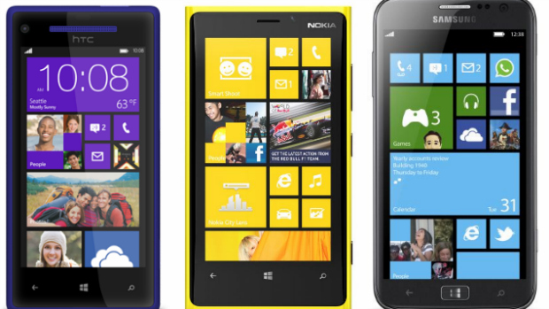 HTC, Nokia Lumia 920 e Samsung Ativ S