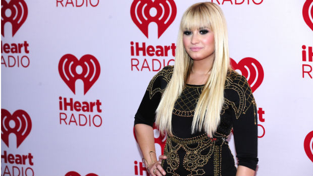 Demi Lovato no festival IHeartRadio, em 2012