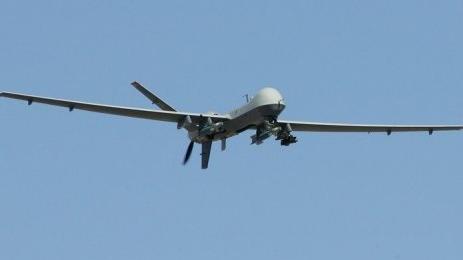Imagem de drone americano feita em 2007