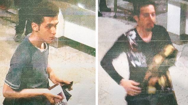 <p>Fotos divulgadas pela polícia da Malásia mostram os dois passageiros que embarcaram com passaportes roubados no voo MH370 da Malaysia Airlines</p>