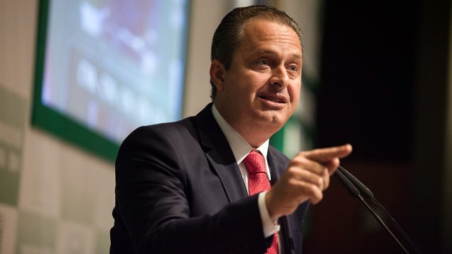 Eduardo Campos durante campanha, em 2014