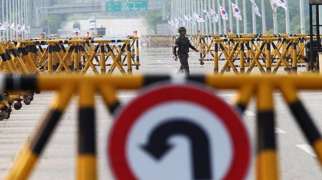 O governo norte-coreano fechou a fronteira com o Sul