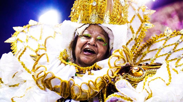 Desfile da escola de samba Imperatriz Leopoldinense pelo grupo especial, na Marquês de Sapucaí no Rio de Janeiro (RJ), na madrugada desta terça-feira (04)