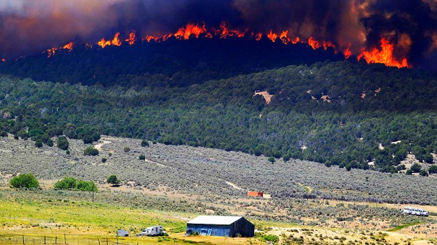 Incêndio florestal forçou cerca de 1.500 a deixarem suas casa