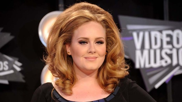 A cantora Adele, indicada ao Grammy 2012
